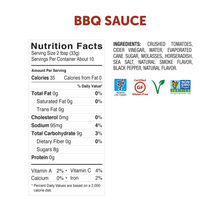 Load image into Gallery viewer, low-fodmap-sauce-bbq-nutrition-facts