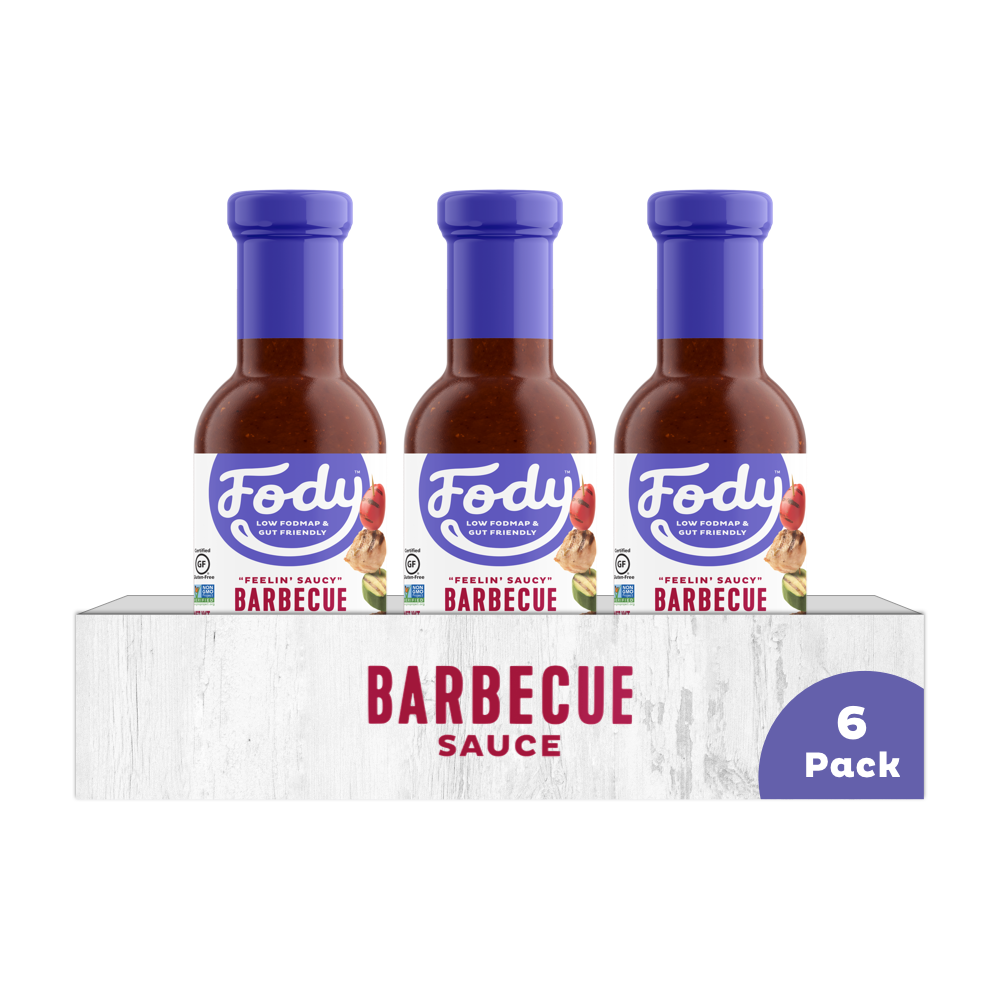 <b><big> Low FODMAP BBQ Sauce <br> 6 Pack </b></big></b> <br> <small>Gluten & Onion Free</small>