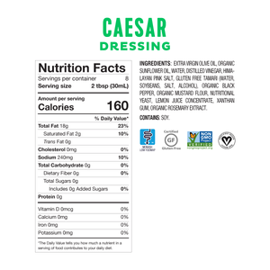 <b><big> Low FODMAP <br>Caesar Dressing </big></b><br><small> Gluten, Lactose, Onion & Garlic Free</small>