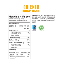 Load image into Gallery viewer, &lt;b&gt;&lt;big&gt; Low FODMAP &lt;br&gt; Chicken Soup Base &lt;/big&gt;&lt;/b&gt;&lt;br&gt; &lt;small&gt;Onion, Garlic &amp; Gluten Free&lt;/small&gt;
