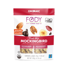 Load image into Gallery viewer, &lt;b&gt;&lt;big&gt; Low FODMAP &lt;br&gt; Mockingbird Multipack Bag &lt;/big&gt;&lt;/b&gt; &lt;br&gt; &lt;small&gt; 6 x Mini Packs&lt;br&gt;Gluten &amp; Lactose Free&lt;/small&gt;
