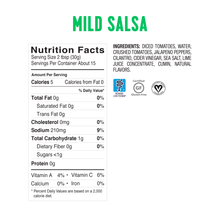 Load image into Gallery viewer, &lt;b&gt;&lt;big&gt; Low FODMAP &lt;br&gt; Mild Salsa &lt;/big&gt;&lt;/b&gt;&lt;br&gt; &lt;small&gt; Gluten Free &lt;/small&gt;
