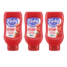 Load image into Gallery viewer, &lt;b&gt;&lt;big&gt; Low FODMAP Ketchup &lt;br&gt; 3 Pack &lt;/big&gt;&lt;/b&gt;&lt;br&gt;&lt;small&gt;Onion, Garlic &amp; Gluten Free&lt;/small&gt;

