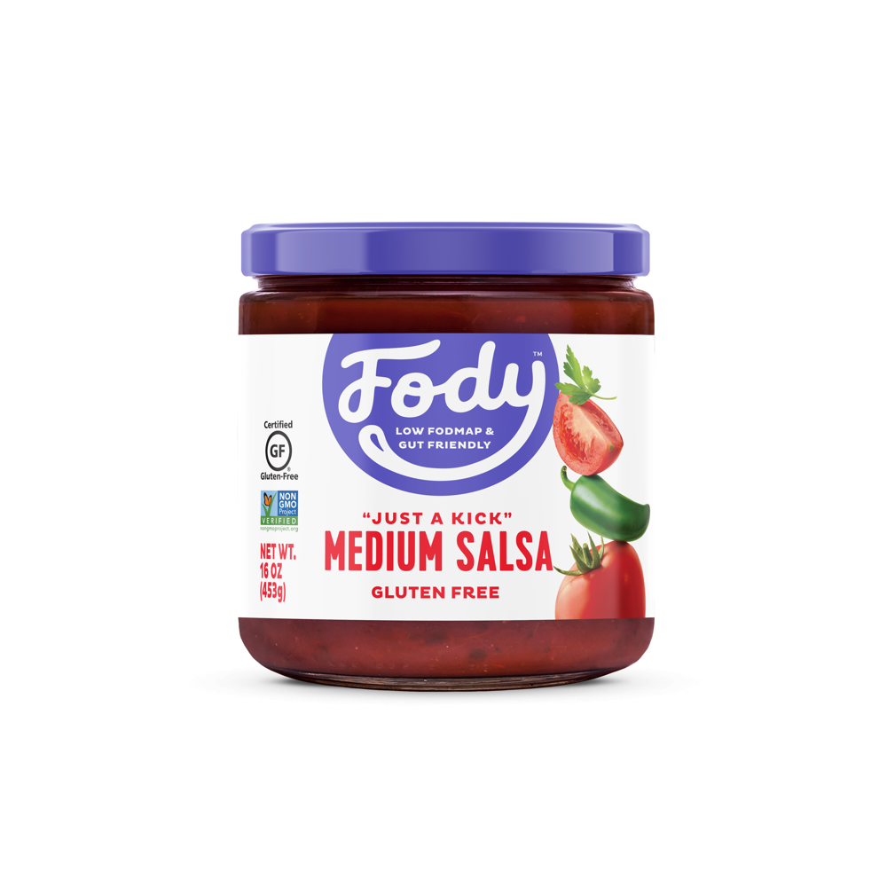 <b><big> Low FODMAP <br> Medium Salsa </big></b><br> <small> Gluten Free </small>