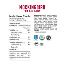 Load image into Gallery viewer, &lt;b&gt;&lt;big&gt; Low FODMAP &lt;br&gt; Mockingbird Multipack Bag &lt;/big&gt;&lt;/b&gt; &lt;br&gt; &lt;small&gt; 6 x Mini Packs&lt;br&gt;Gluten &amp; Lactose Free&lt;/small&gt;
