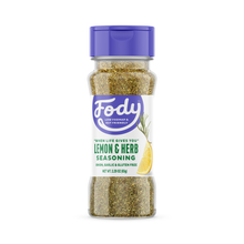 Load image into Gallery viewer, &lt;b&gt;&lt;big&gt; Low FODMAP &lt;br&gt; Lemon &amp; Herb Seasoning&lt;/b&gt;&lt;/big&gt; &lt;br&gt; &lt;small&gt; Gluten, Onion, and Garlic Free&lt;/small&gt;
