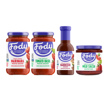 Load image into Gallery viewer, &lt;b&gt;&lt;big&gt; Sauce It Up Pack &lt;/big&gt;&lt;/b&gt;&lt;br&gt; Low FODMAP Salsa and Sauces &lt;br&gt;&lt;small&gt;Bundle &amp; Save&lt;/small&gt;
