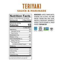 Load image into Gallery viewer, teriyaki-sauce-ingredients

