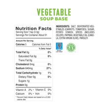 Load image into Gallery viewer, &lt;b&gt;&lt;big&gt; Low FODMAP &lt;br&gt; Vegetable Soup Base &lt;/big&gt;&lt;/b&gt;&lt;br&gt; &lt;small&gt;Onion, Garlic &amp; Gluten Free&lt;/small&gt;
